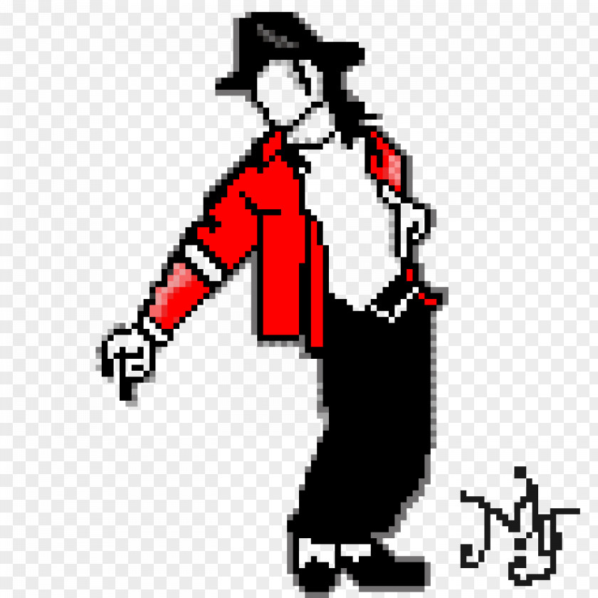 Berry Gordy And Michael Jackson Pixel Art Drawing Image PNG