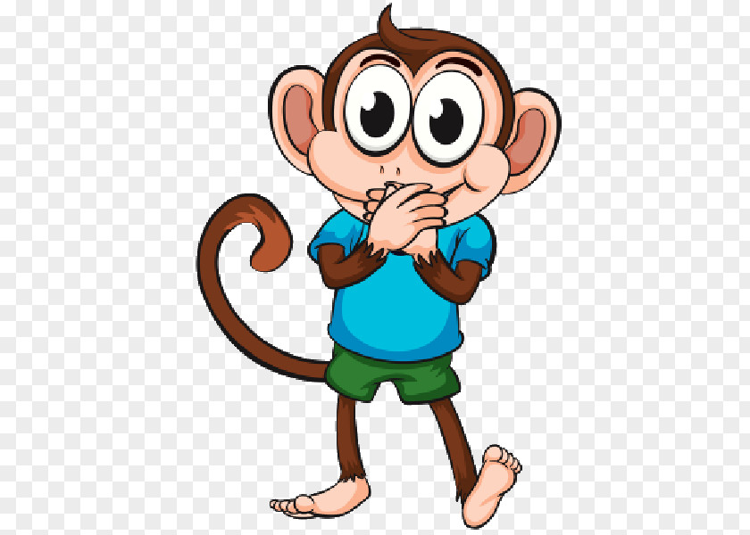 Cartoon Monkey Ape Clip Art PNG