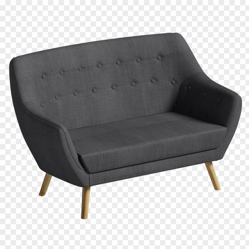 Chair Loveseat Black Armrest Color PNG