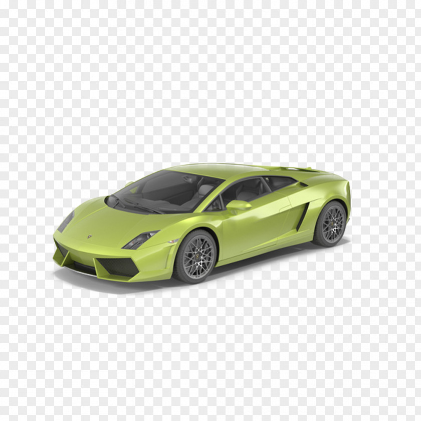 Green Lamborghini Gallardo Aventador Sports Car PNG