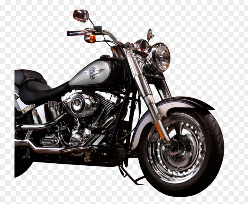 Motorcycle Harley-Davidson Super Glide Softail FAT BOY PNG