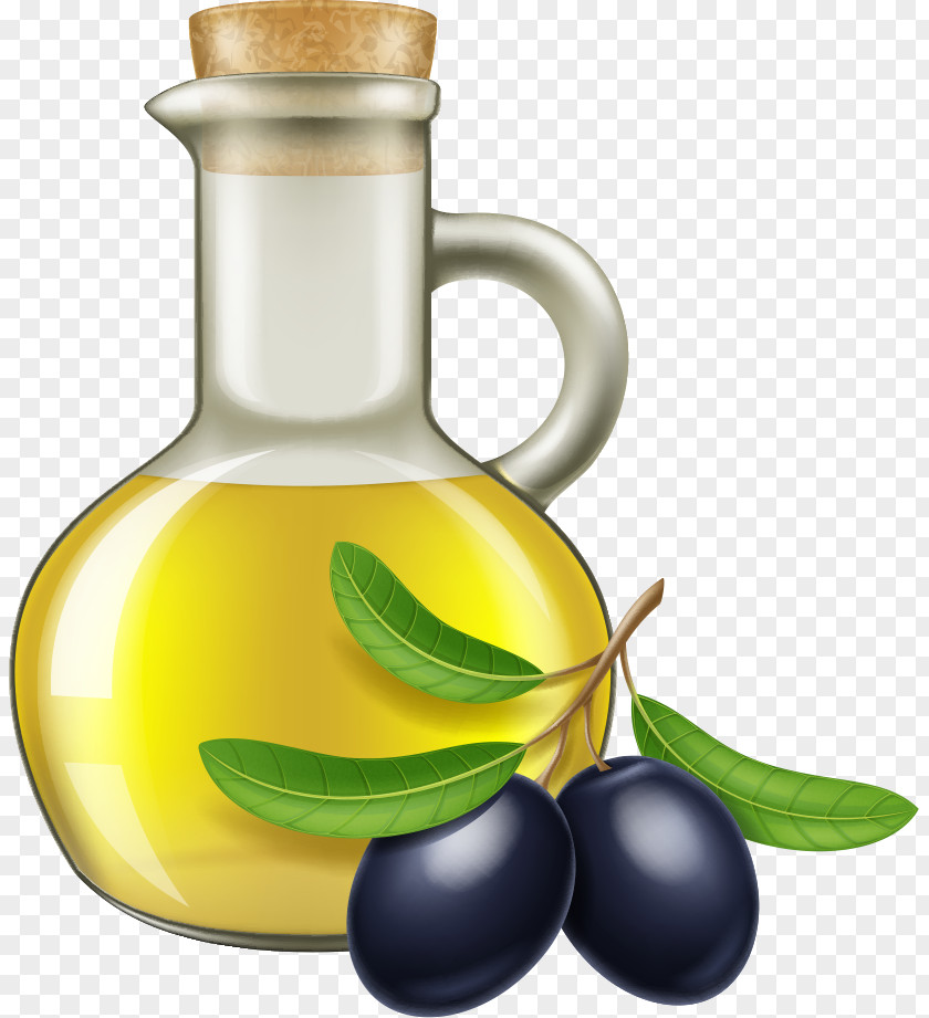 Vector Olive Oil And Olives Oyl PNG