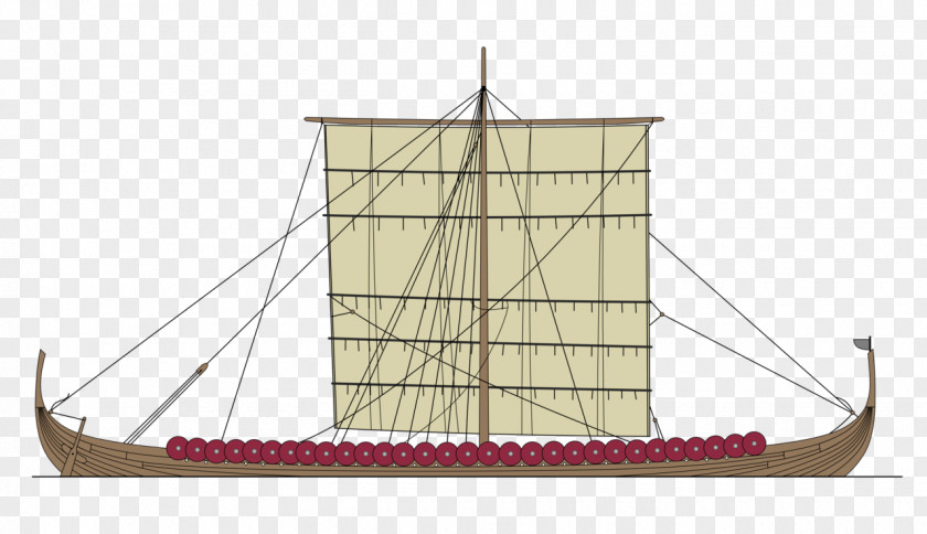 Viking Age Gokstad Ship Longship Ships PNG