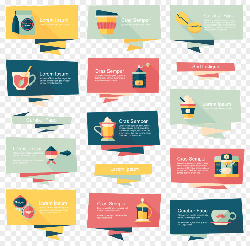 Afternoon Tea Origami Tag Euclidean Vector Material Drinks PNG