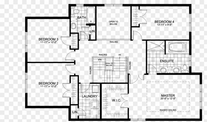 Design Floor Plan Line PNG