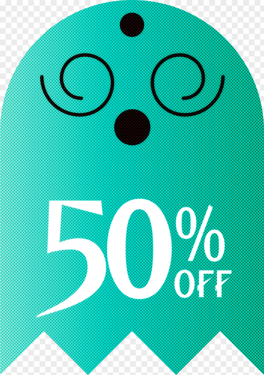 Halloween Discount Sales 50% Off PNG