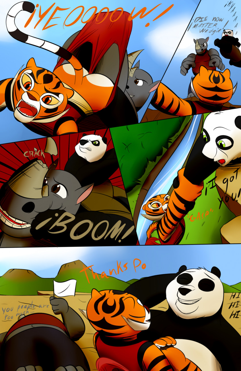 Kung-fu Panda Tigress Po Comics Wedgie Kung Fu PNG
