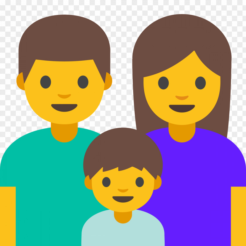 A Family Of Five Emojipedia Android Nougat Noto Fonts PNG