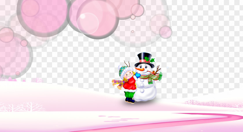 Christmas Snowman Computer File PNG