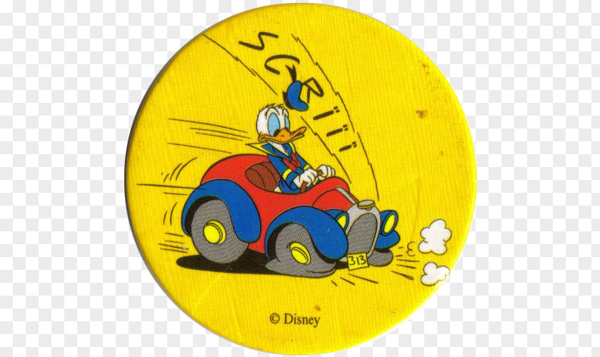 Donald Duck Car Font PNG