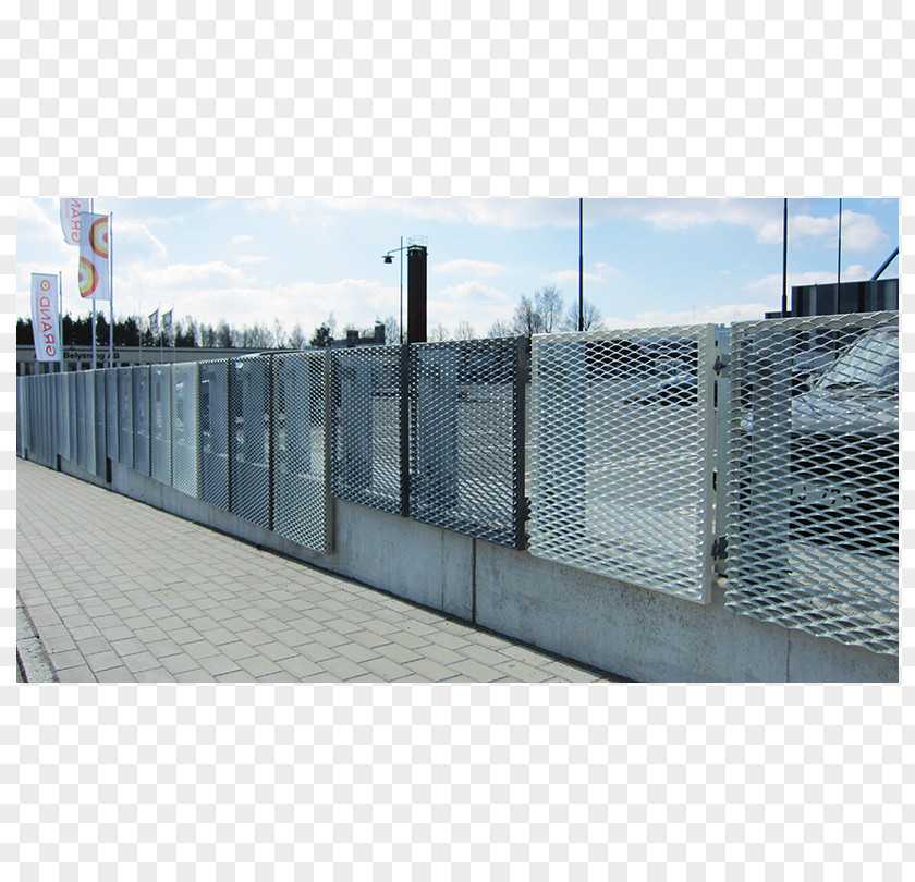 Fence Facade Guard Rail Handrail Composite Material PNG