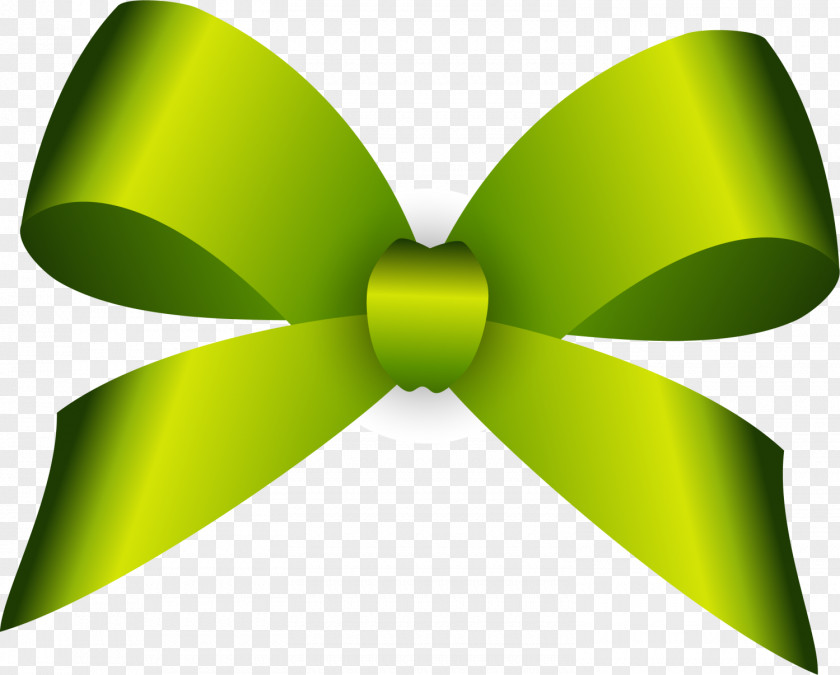 Green Shining Bow Flash Tie PNG