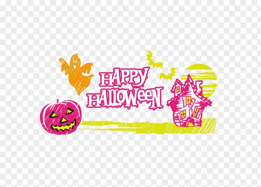 Hand-painted Halloween Holiday Decorations Vector Jack-o'-lantern PNG