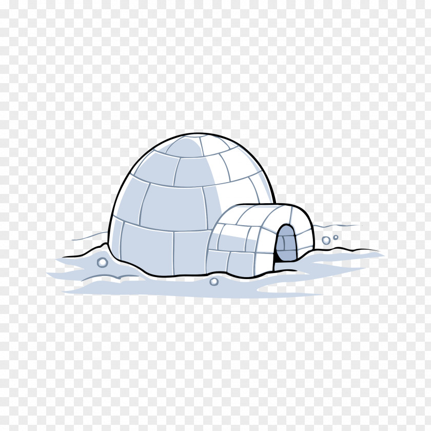 Penguin Cave Ice House Snow Cartoon PNG