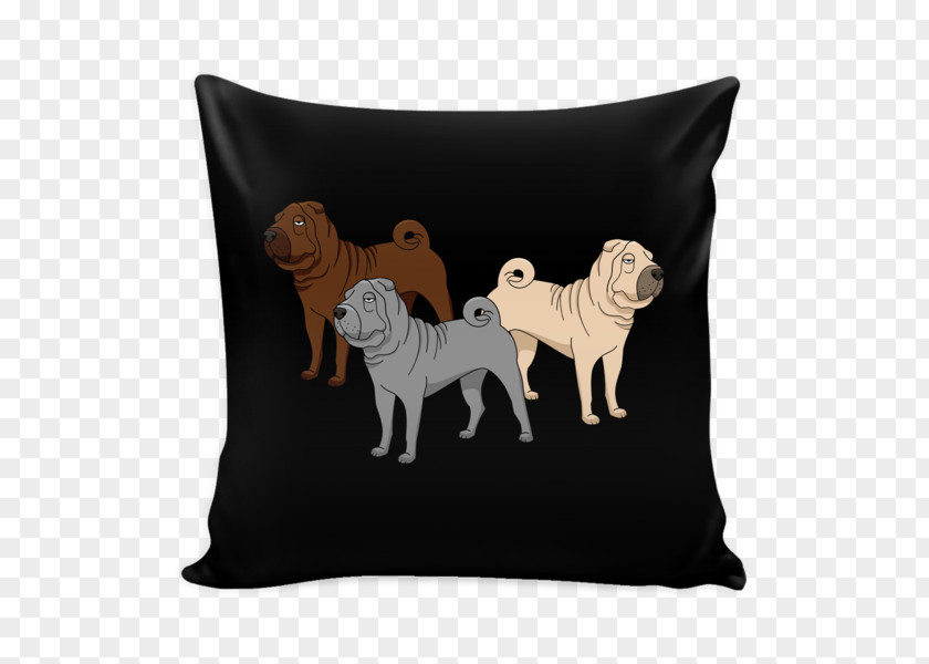 Pillow Throw Pillows Dog Breed Cushion Pug PNG