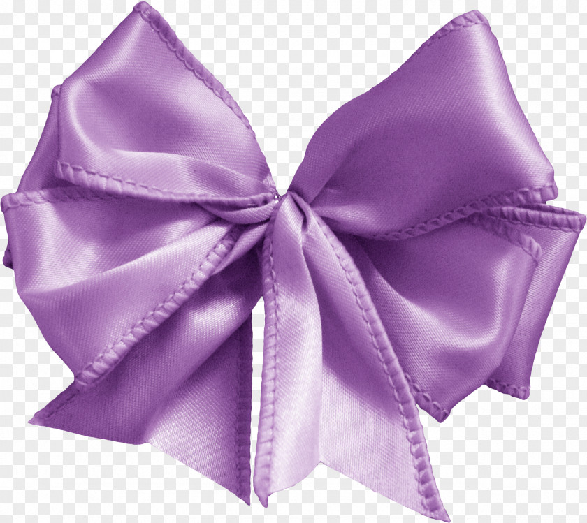 Pretty Purple Tie Ribbon Clip Art PNG