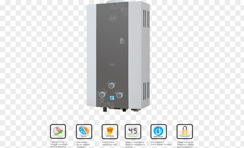 Water Heating Electric Central PNG