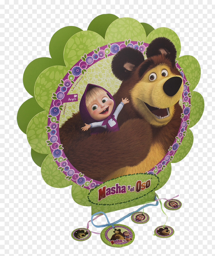 Bear Masha Birthday Piñata Teatro Apolo PNG