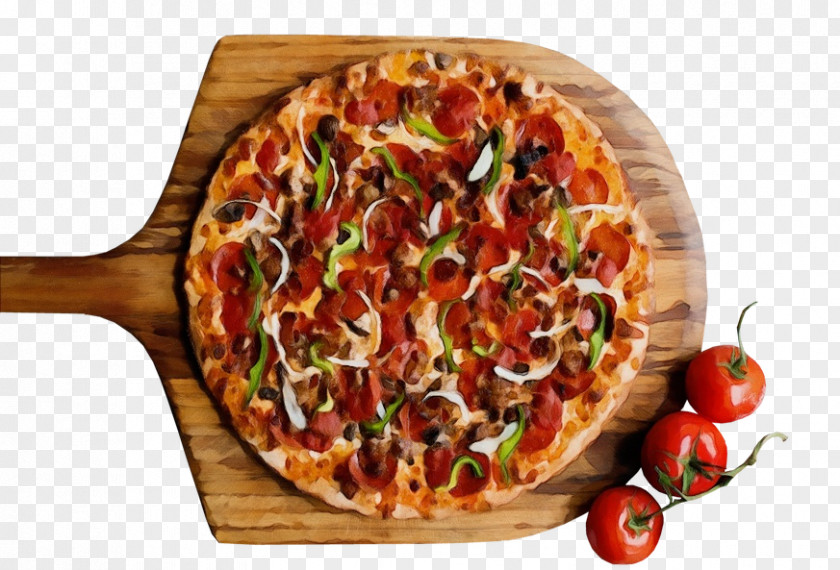 California-style Pizza Sicilian Flammekueche Junk Food American Cuisine PNG