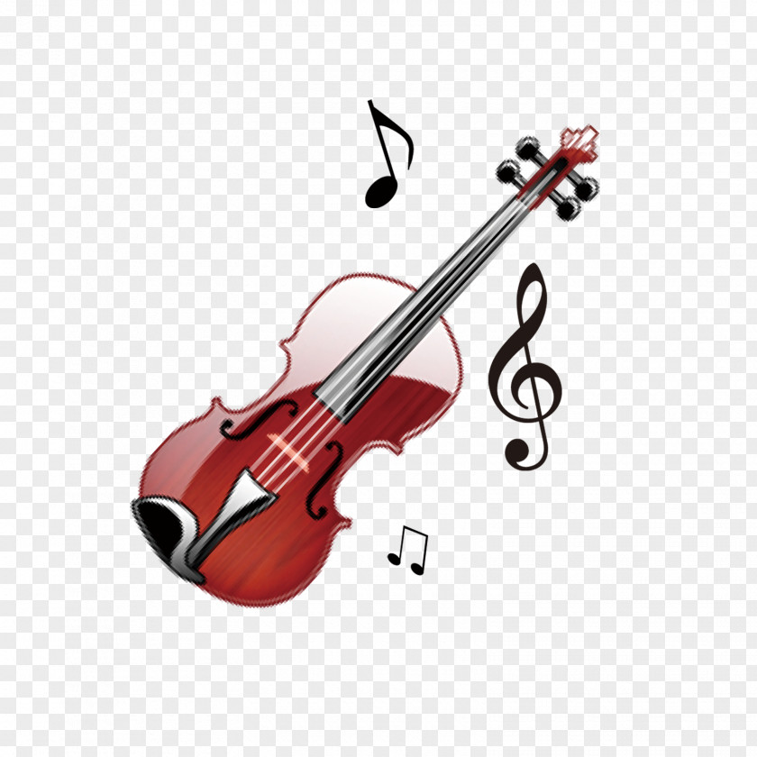Cartoon Guitar Bass Violin Double Violone Viola PNG