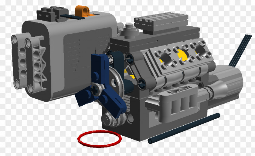 Engine Lego Ideas V8 Car PNG