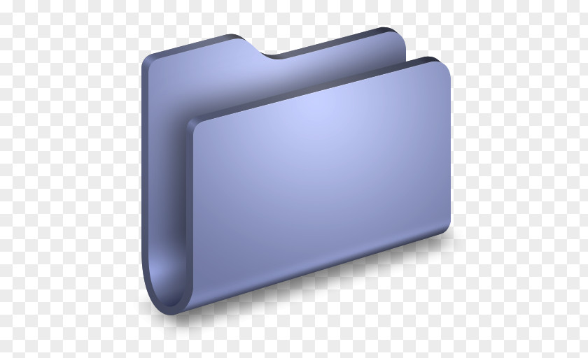 Generic Blue Folder Rectangle PNG