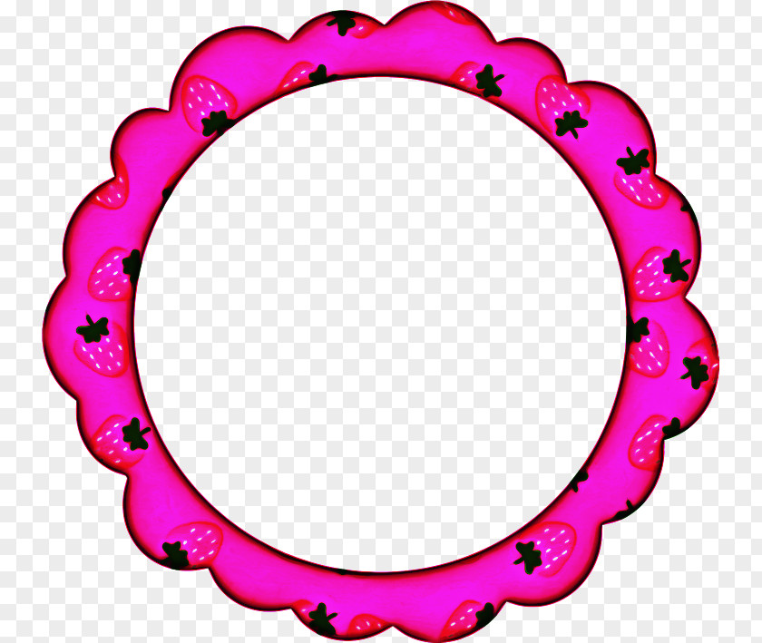 Picture Frame Oval Background Pink PNG