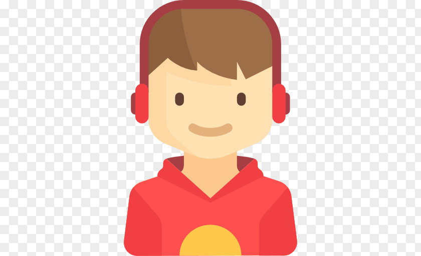 Child With Headphones User Profile Musical.ly Icon PNG