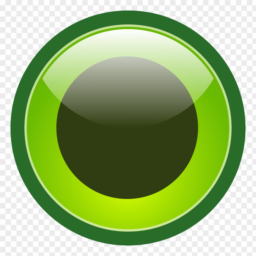 Green Circle Oval PNG