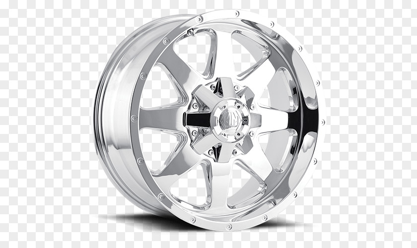 Large Custom Aquariums Car Mayhem 8100 Monstir PVD Chrome Wheel Rim Plating PNG