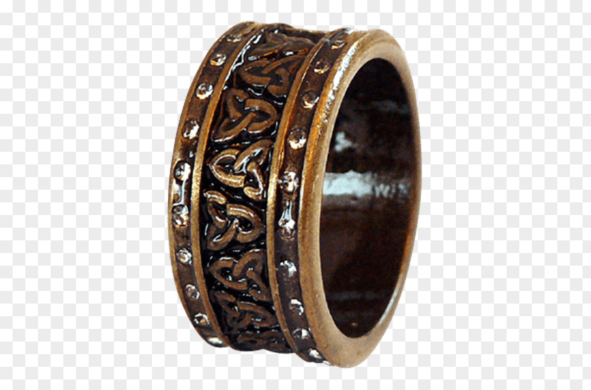 Ring Copper Brass Silver Antique PNG