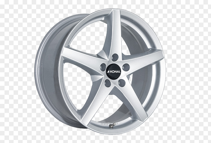 Silver Autofelge Ronal Germany Alloy Wheel Rim PNG