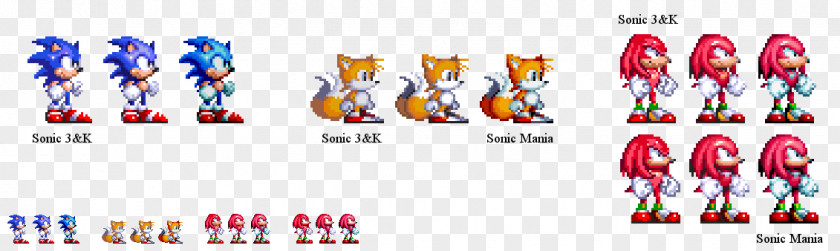 Sonic Classic Collection Mania The Hedgehog 3 Advance Sprite Knuckles Echidna PNG
