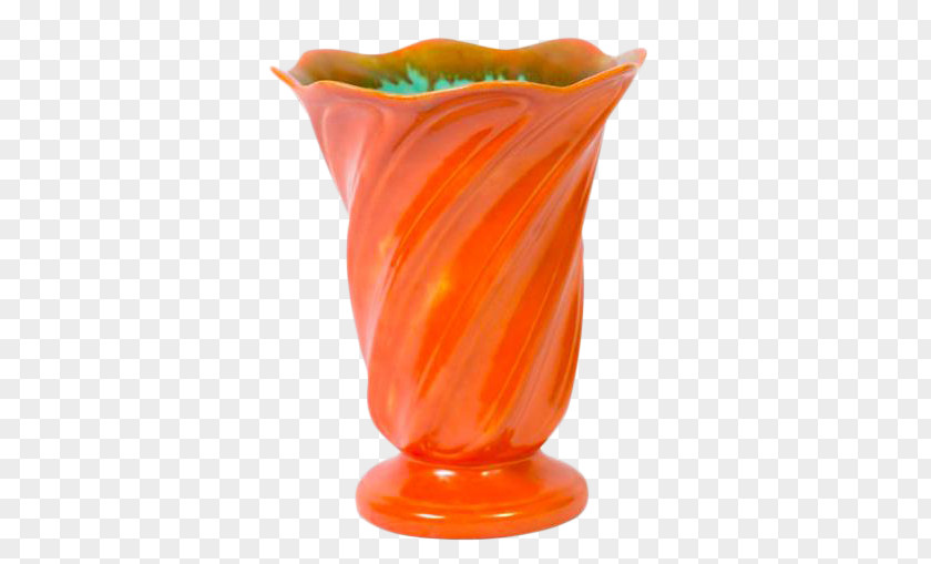 Vase Ceramic Pottery Orange Apex Design Group, LLC PNG