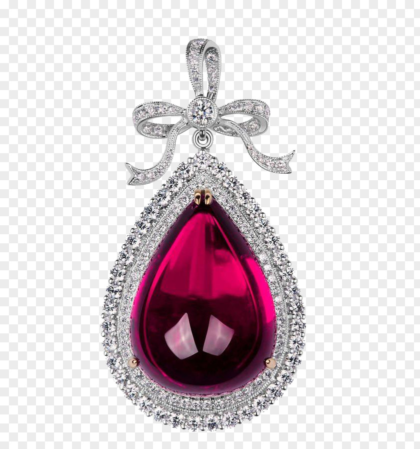 Diamond Gemstones China Jewellery Gemstone Tourmaline Red PNG