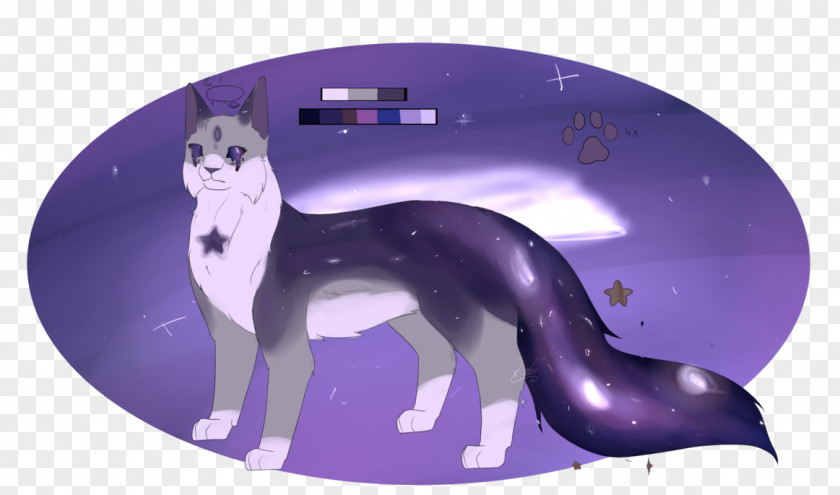 Galaxy Cat Dog Canidae Character Mammal PNG