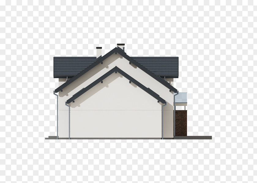 House Plan Roof Facade Project PNG