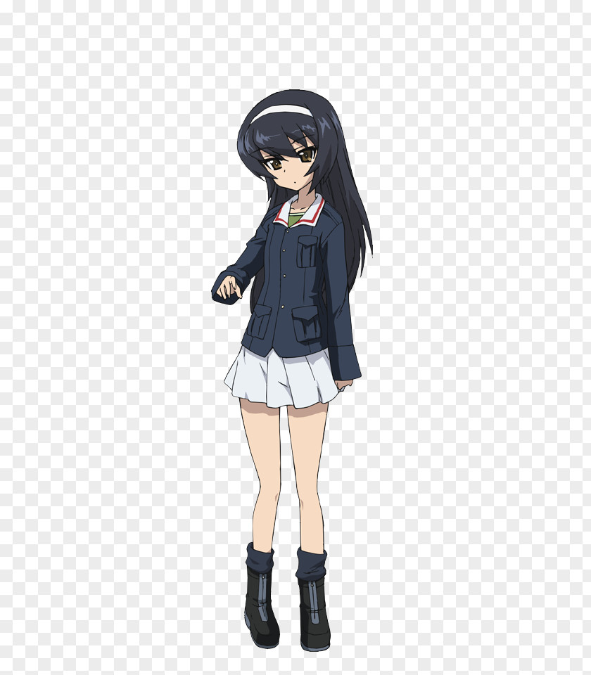 Mako Reizei School Uniform Oarai Outerwear PNG