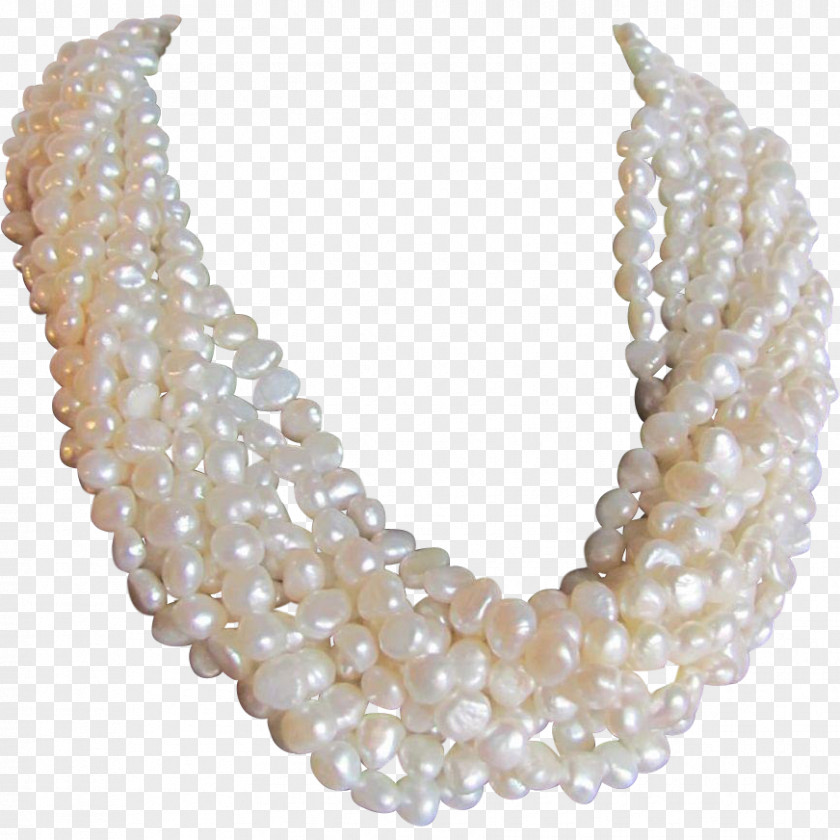 Pearl Strand Cultured Freshwater Pearls Necklace Bead Kenneth Jay Lane PNG