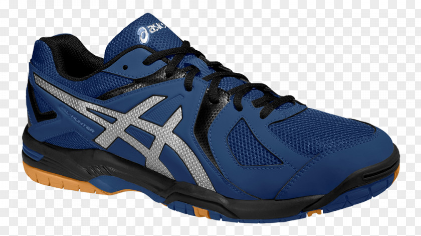 Platform Tennis Shoes For Women Asics Gel-Hunter 3 Navy Blue / Neon Yellow UK EU US Sports Court Shoe PNG