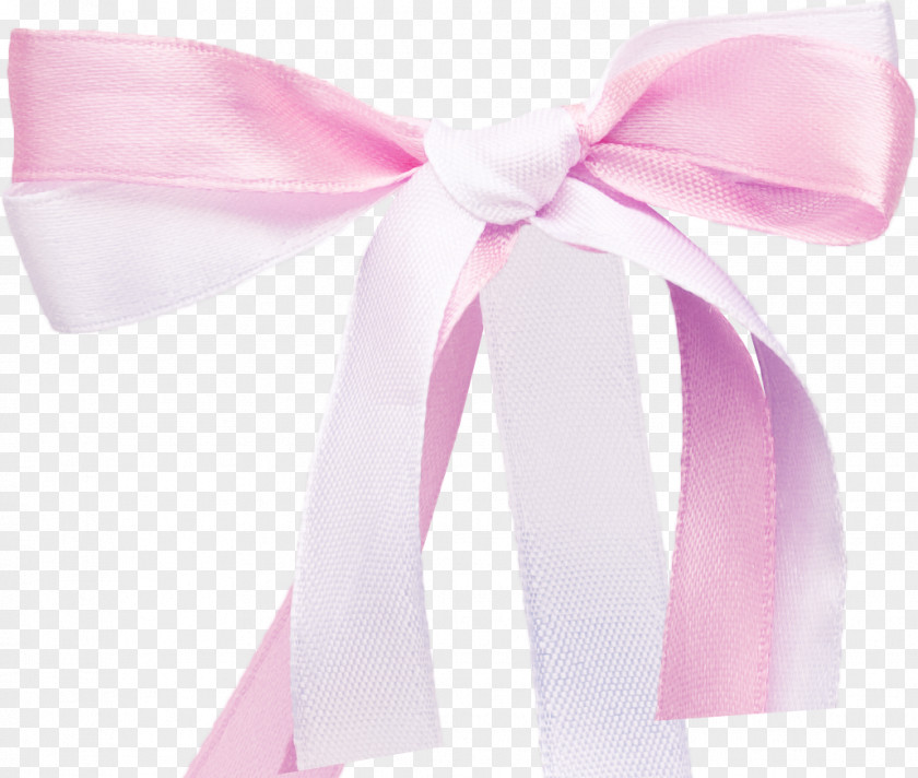 Pretty Pink Ribbon Bow PNG