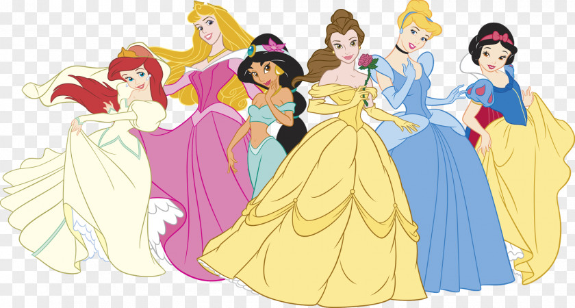 Princess Jasmine Aurora Ariel Belle Disney PNG