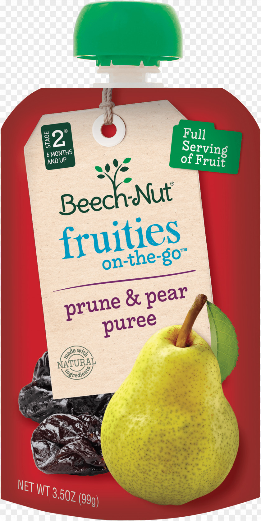 Apple Baby Food Organic Purée Beech-Nut PNG