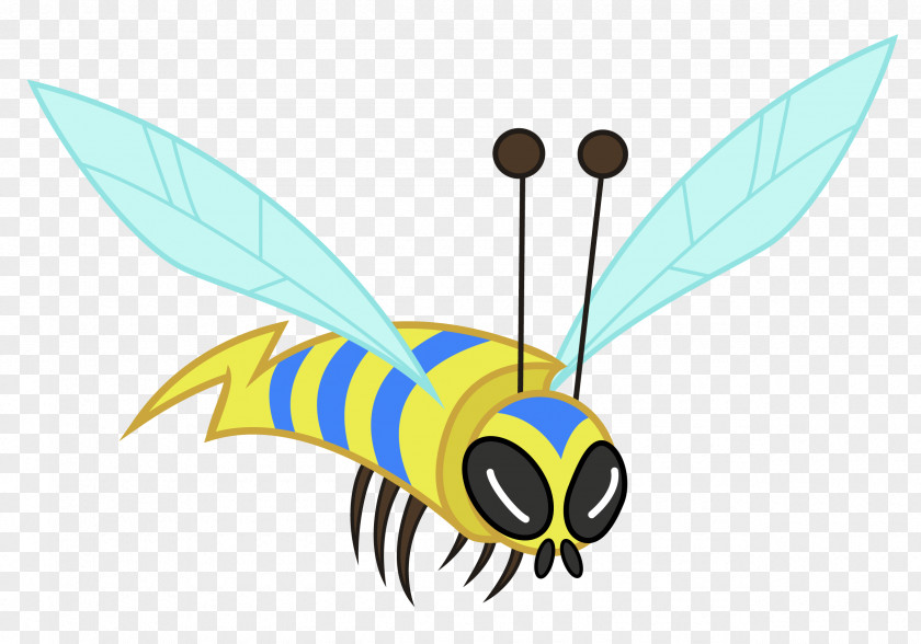 Butterfly Flash Bee Insect Pony PNG