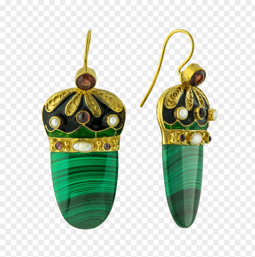 Gemstone Pearl Earrings Malachite Jewellery PNG
