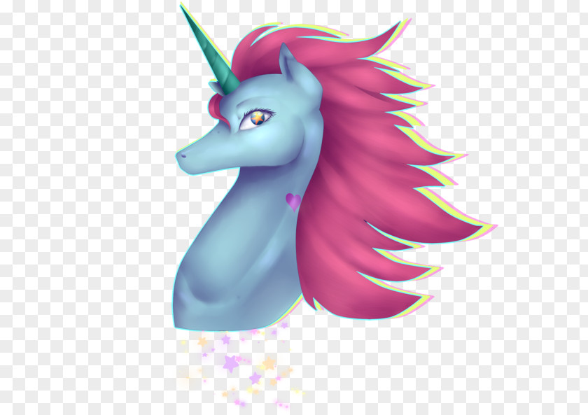 Unicorn Head Pony Fan Art PNG