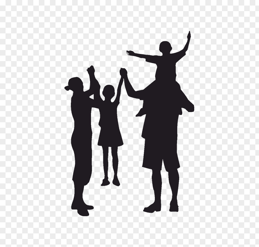Family Reunion Child Father Silhouette PNG