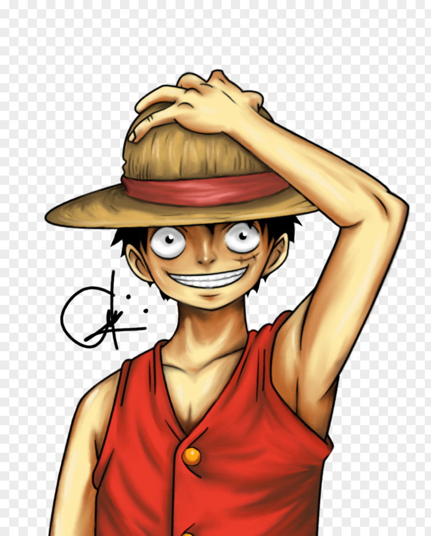 LUFFY Monkey D. Luffy Art Smile Digital Painting PNG