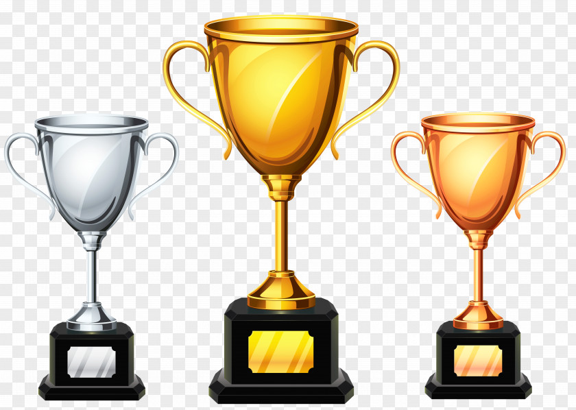 Sports Cup Cliparts Trophy Gold Clip Art PNG