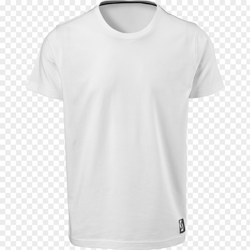 White T-Shirt Image T-shirt Collar Sleeve PNG